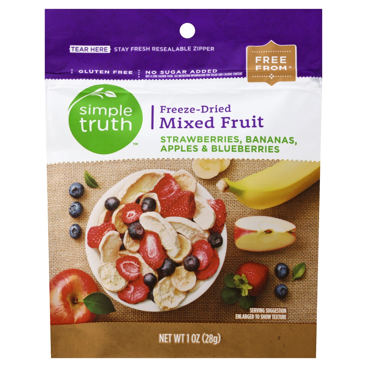 slide 7 of 9, Simple Truth Mixed Fruit 1 oz, 1 oz