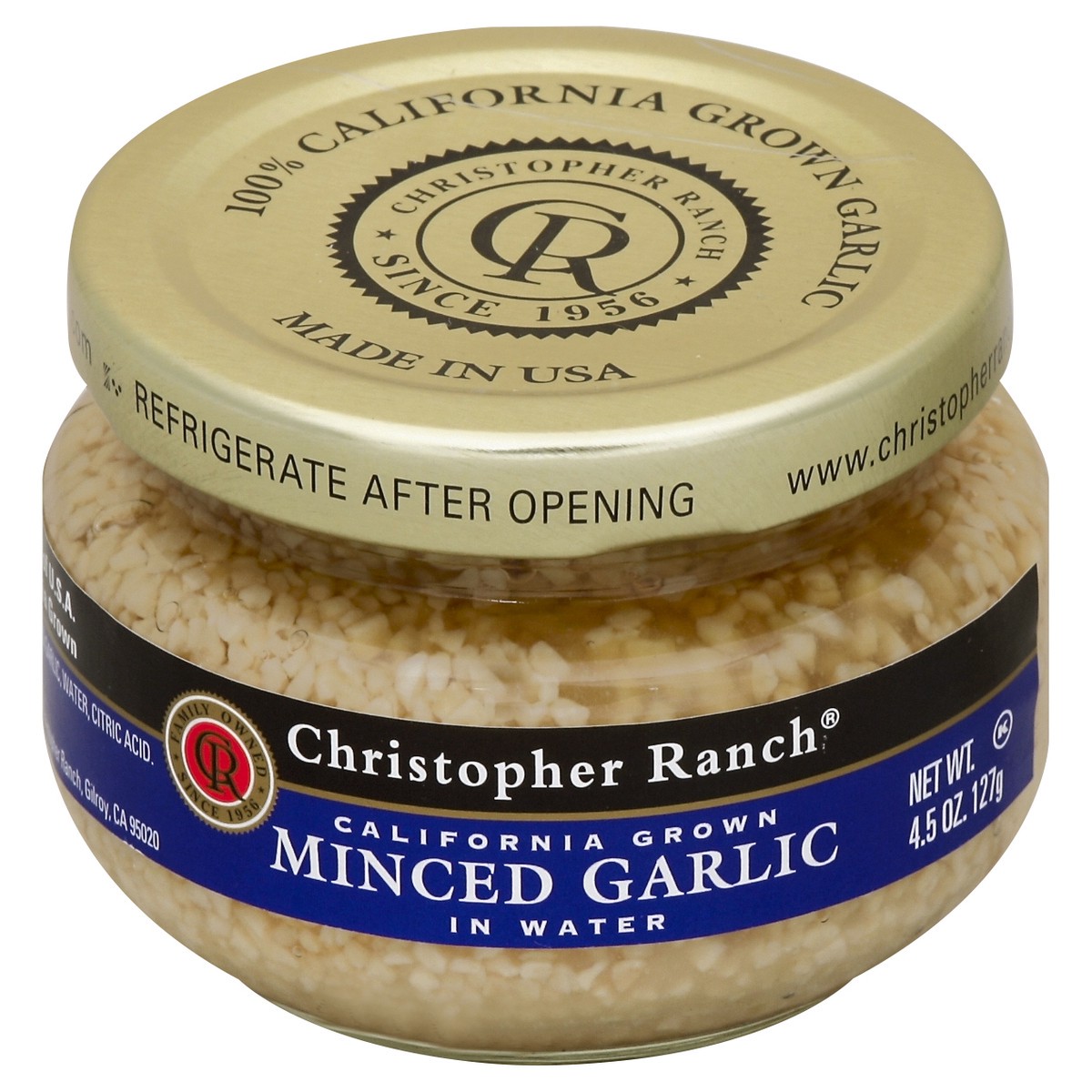 slide 2 of 3, Christopher Ranch Minced Garlic, 4.5 oz