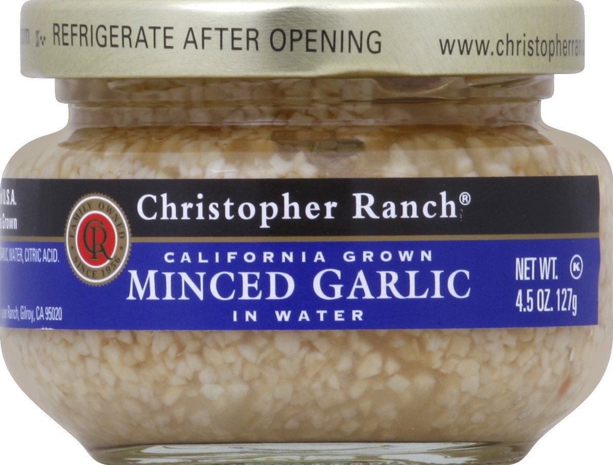 slide 1 of 3, Christopher Ranch Minced Garlic, 4.5 oz