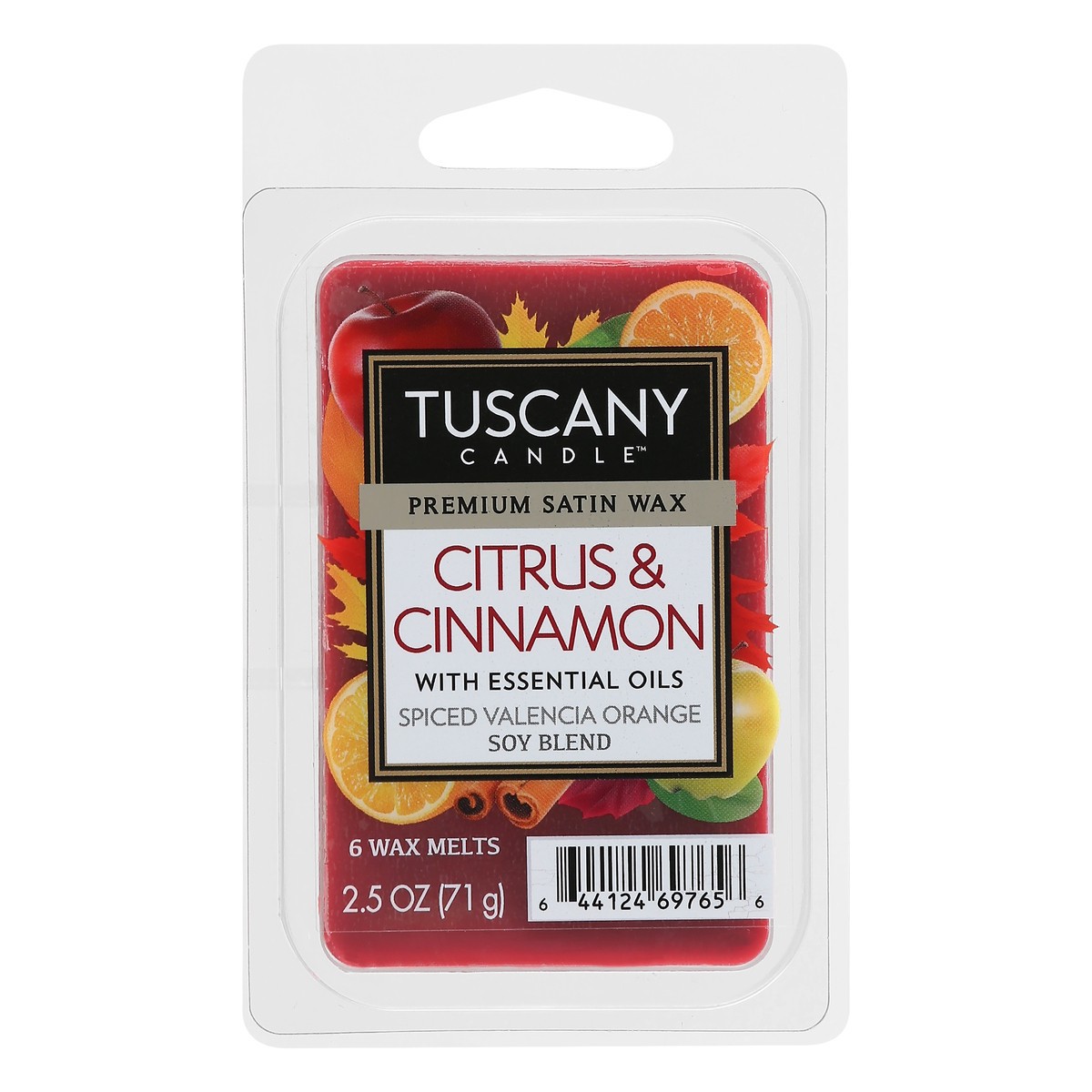 slide 1 of 9, Tuscany Candle Wax Melt Citrus Cinn, 2.5 oz