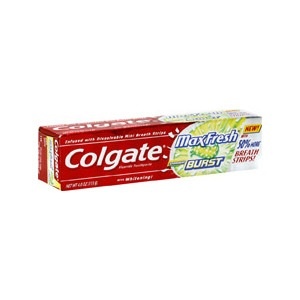 slide 1 of 1, Colgate Fluoride Spearmint Toothpaste With Whitening, 4 oz