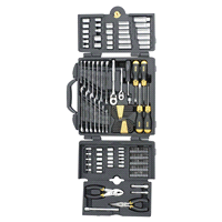 slide 3 of 5, Stanley Mechanic Tool Set, 150 ct