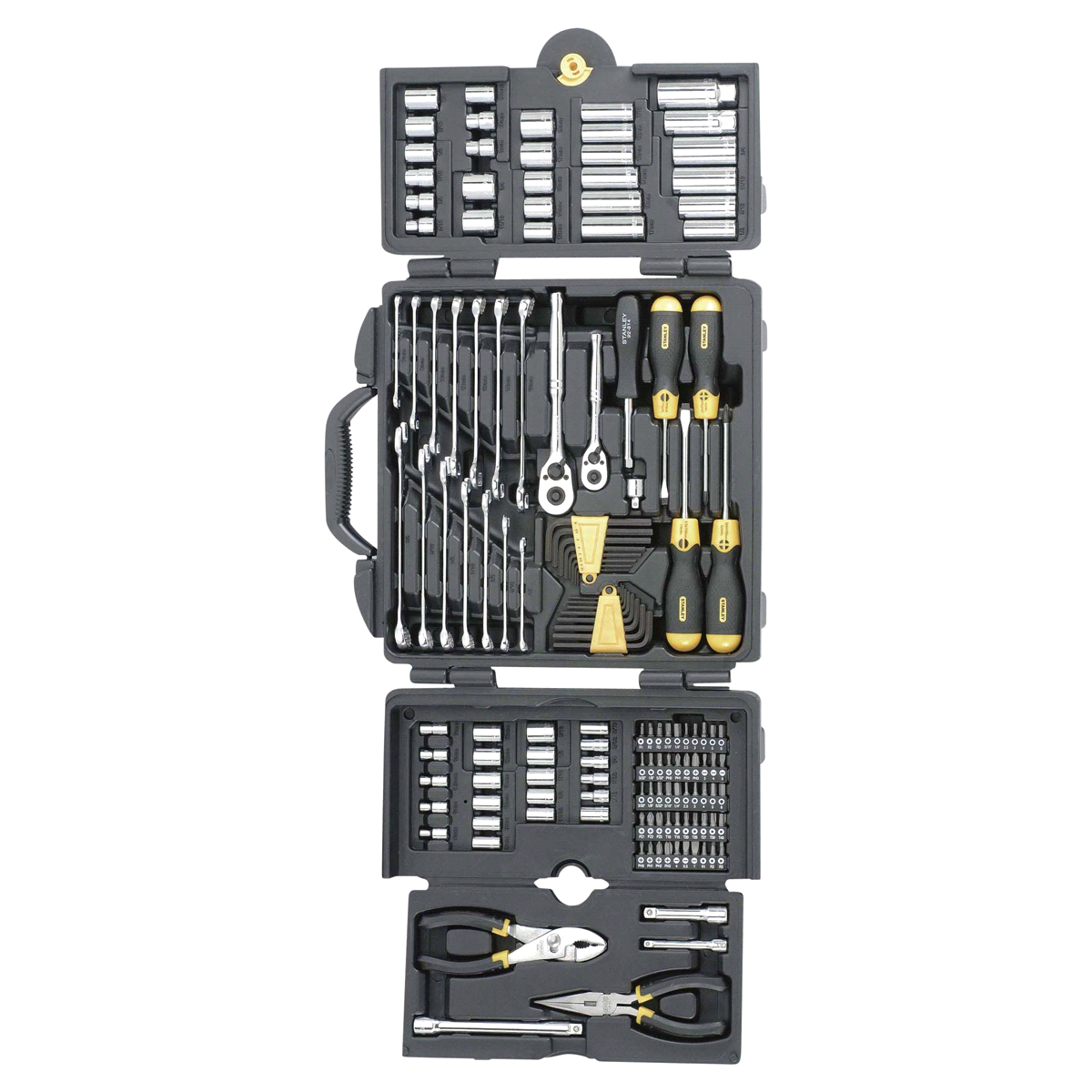 slide 5 of 5, Stanley Mechanic Tool Set, 150 ct