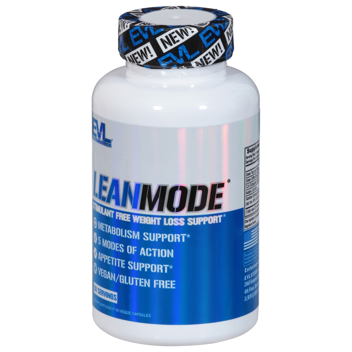 slide 7 of 9, Evlution Nutrition Leanmode Stimulant Free Weight Loss Support, 90 ct