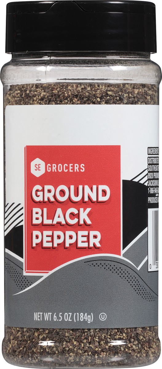 slide 9 of 10, SE Grocers Black Pepper 6.5oz, 6.5 oz