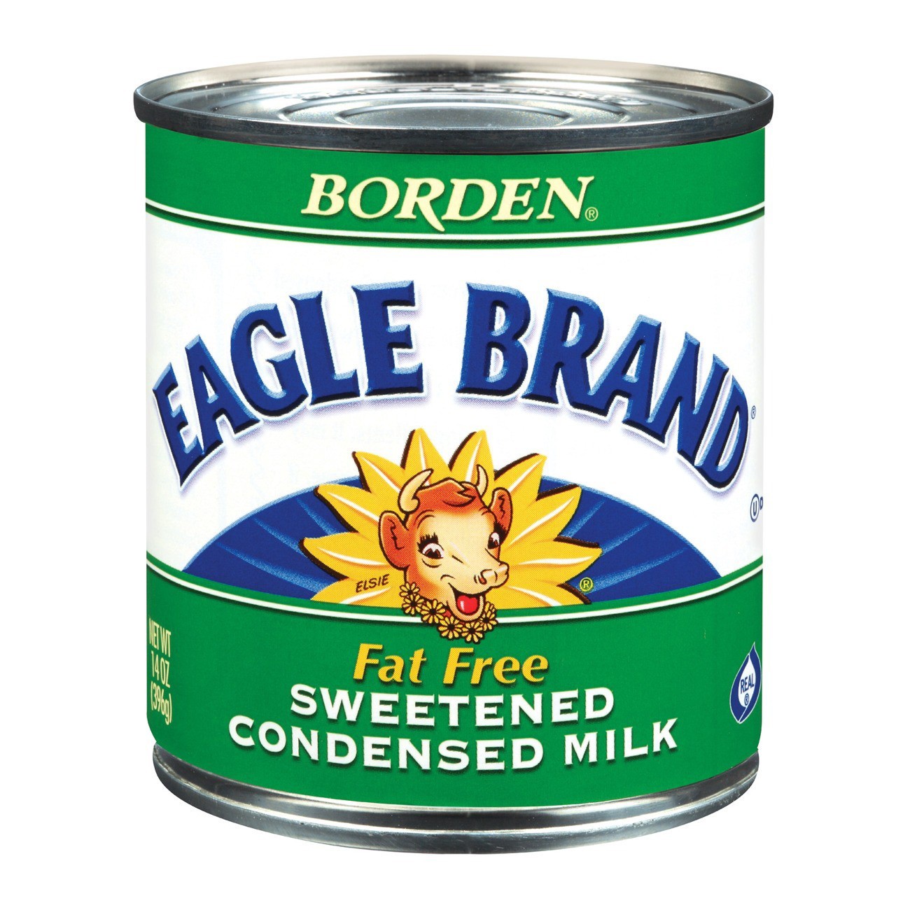 slide 1 of 4, Eagle Brand Borden Fat Free Sweetened Condensed Milk 14 oz, 14 oz