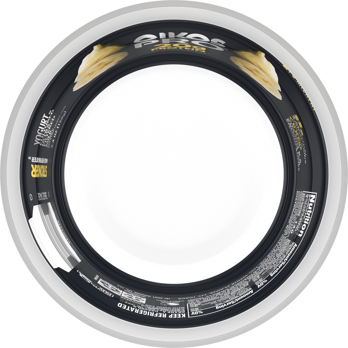 slide 7 of 12, Oikos Pro 20g Protein, Banana Yogurt-Cultured Dairy Product, 5.3 OZ Cup, 5.3 oz