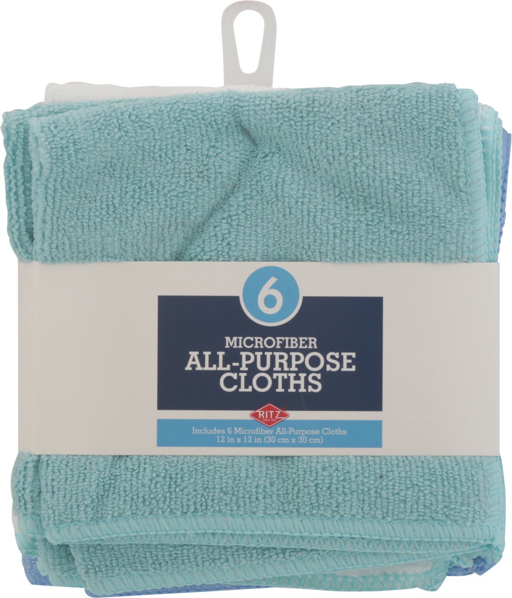 slide 10 of 11, Ritz Microfiber All-Purpose Cloths 6 ea, 6 ct