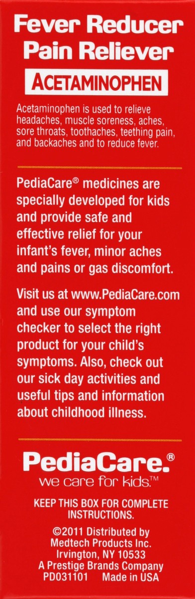 slide 4 of 7, PediaCare Fever Reducer/Pain Reliever 2 oz, 2 fl oz