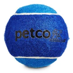 Petco Tennis Ball Dog Toy in Blue