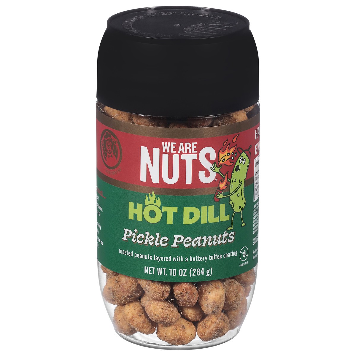 slide 1 of 4, We Are Nuts Hot Dill Pickle Peanuts 10 oz, 10 oz