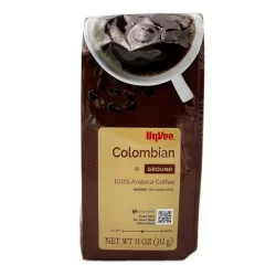 Hy-vee Medium Light Colombian Ground 100% Arabica Coffee - 11 oz