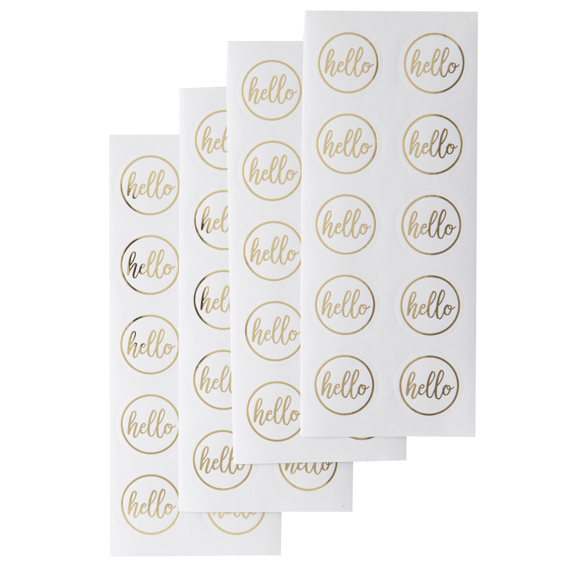 slide 2 of 6, Gold Hello Foil Envelope Seals By Recollections, 1 ct