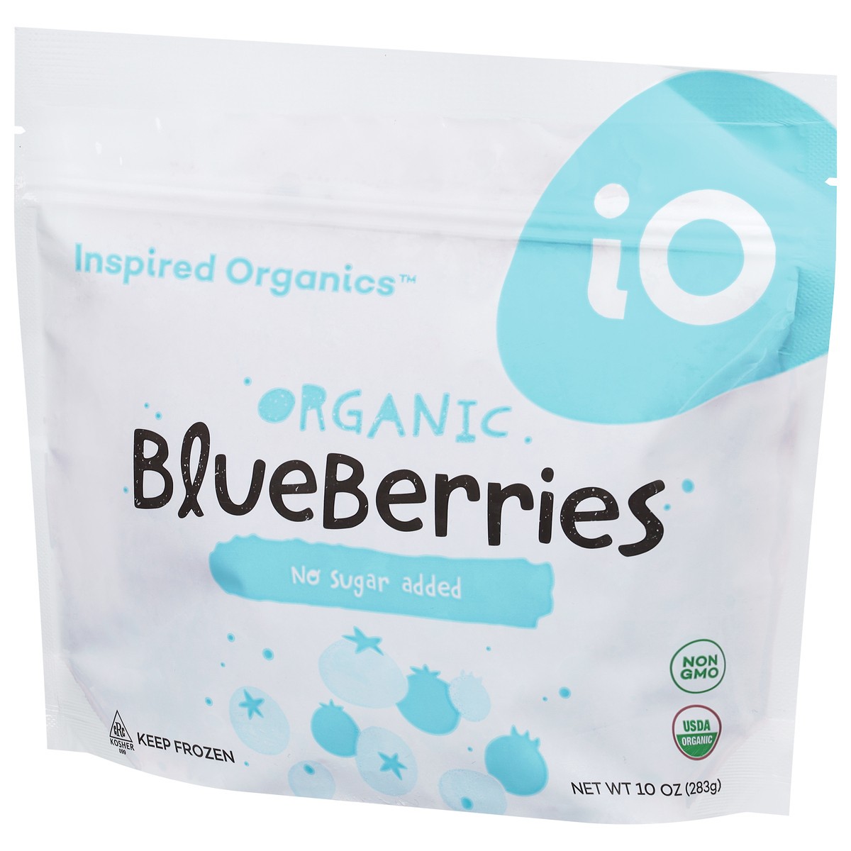 slide 2 of 9, Inspired Organics Organic Blueberries 10 oz, 10 oz