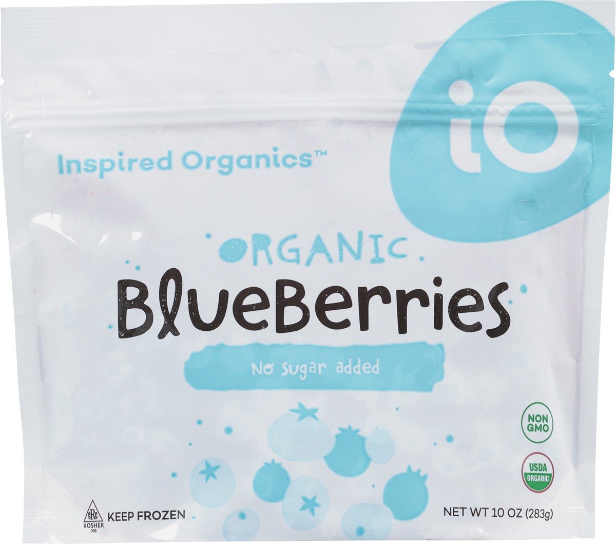 slide 5 of 9, Inspired Organics Organic Blueberries 10 oz, 10 oz