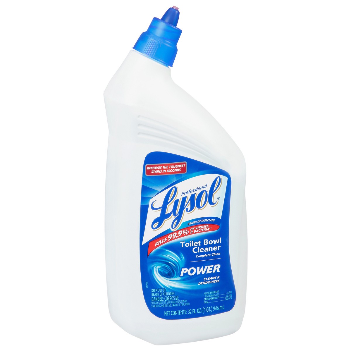 slide 5 of 13, Lysol Pro Complete Clean Power Toilet Bowl Cleaner 32 fl oz, 32 fl oz