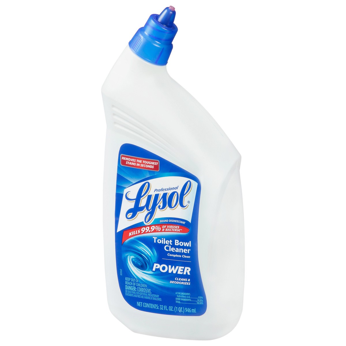 slide 10 of 13, Lysol Pro Complete Clean Power Toilet Bowl Cleaner 32 fl oz, 32 fl oz