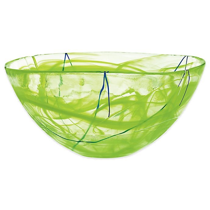 slide 1 of 1, Kosta Boda Large Contrast Bowl - Lime, 1 ct