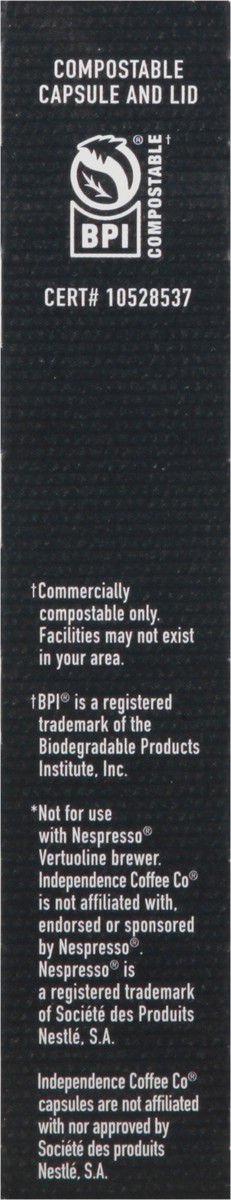 slide 7 of 12, Independence Coffee Co. Medium Roast Lively & Balanced Laughing Donkey Espresso Coffee- 10 ct, 10 ct