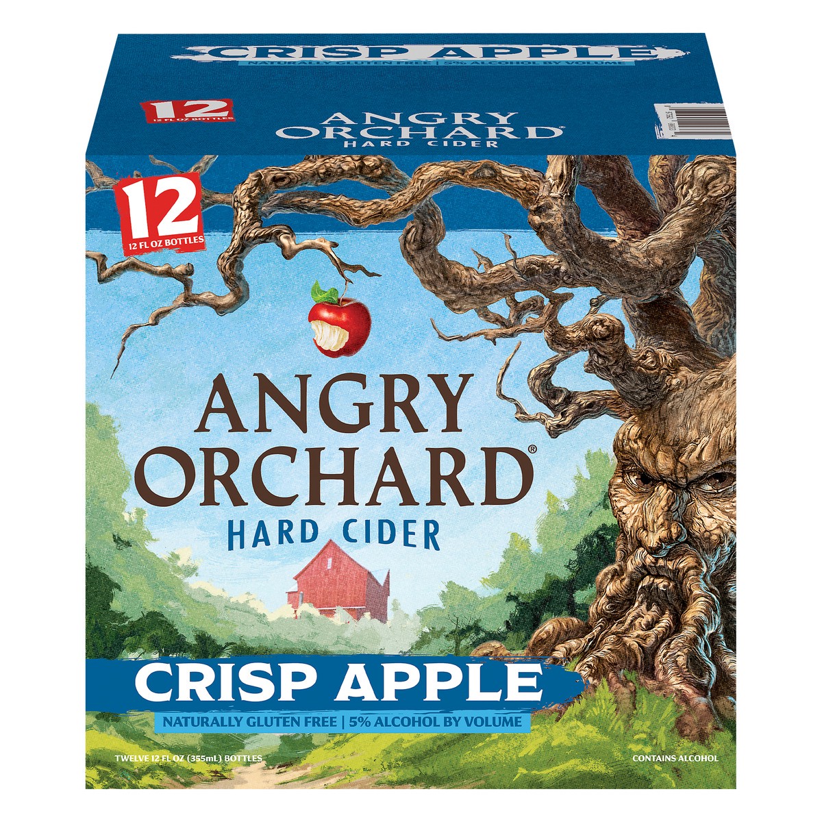 slide 1 of 10, Angry Orchard Crisp Apple Hard Cider, Spiked (12 fl. oz. Bottle, 12pk.), 12 ct; 12 fl oz