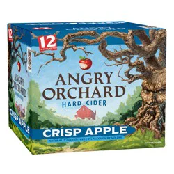 Angry Orchard Crisp Apple Hard Cider, Spiked (12 fl. oz. Bottle, 12pk.)