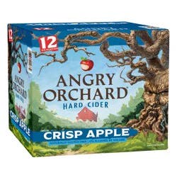 Angry Orchard Crisp Apple Hard Cider, Spiked (12 fl. oz. Bottle, 12pk.)