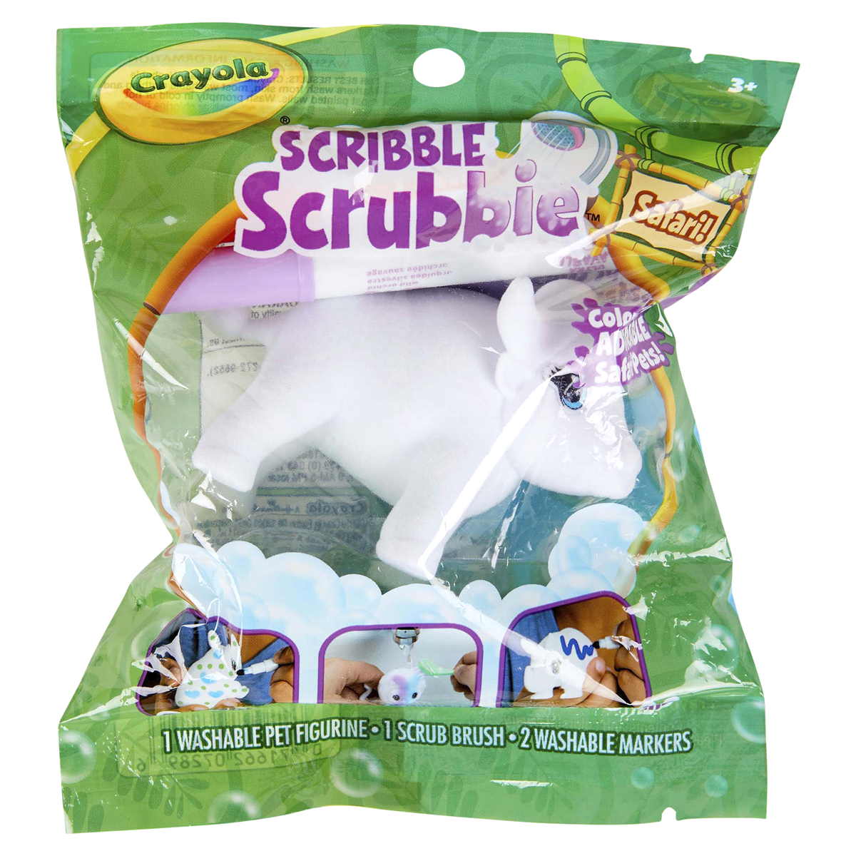 slide 17 of 29, Crayola Scribble Scrubbie Safari Animals, Creative Toy, 24 ct