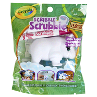 slide 7 of 29, Crayola Scribble Scrubbie Safari Animals, Creative Toy, 24 ct