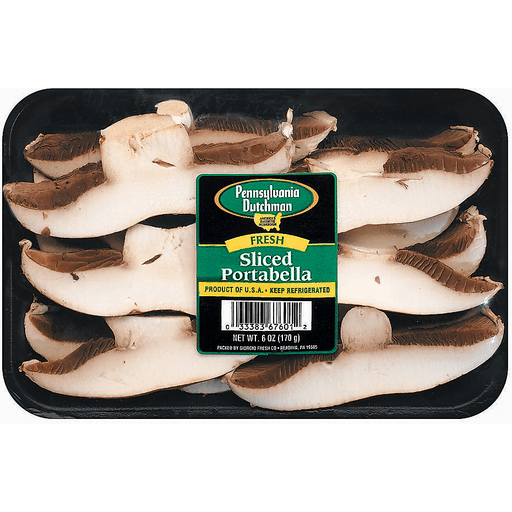 slide 2 of 6, Mushroom Portabella Sliced, 6 oz