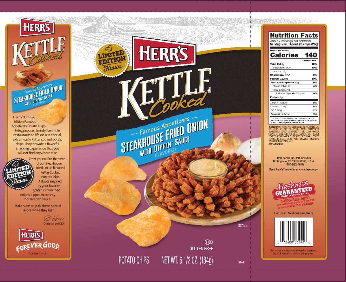 slide 8 of 13, Herr's Potato Chips, 7 oz