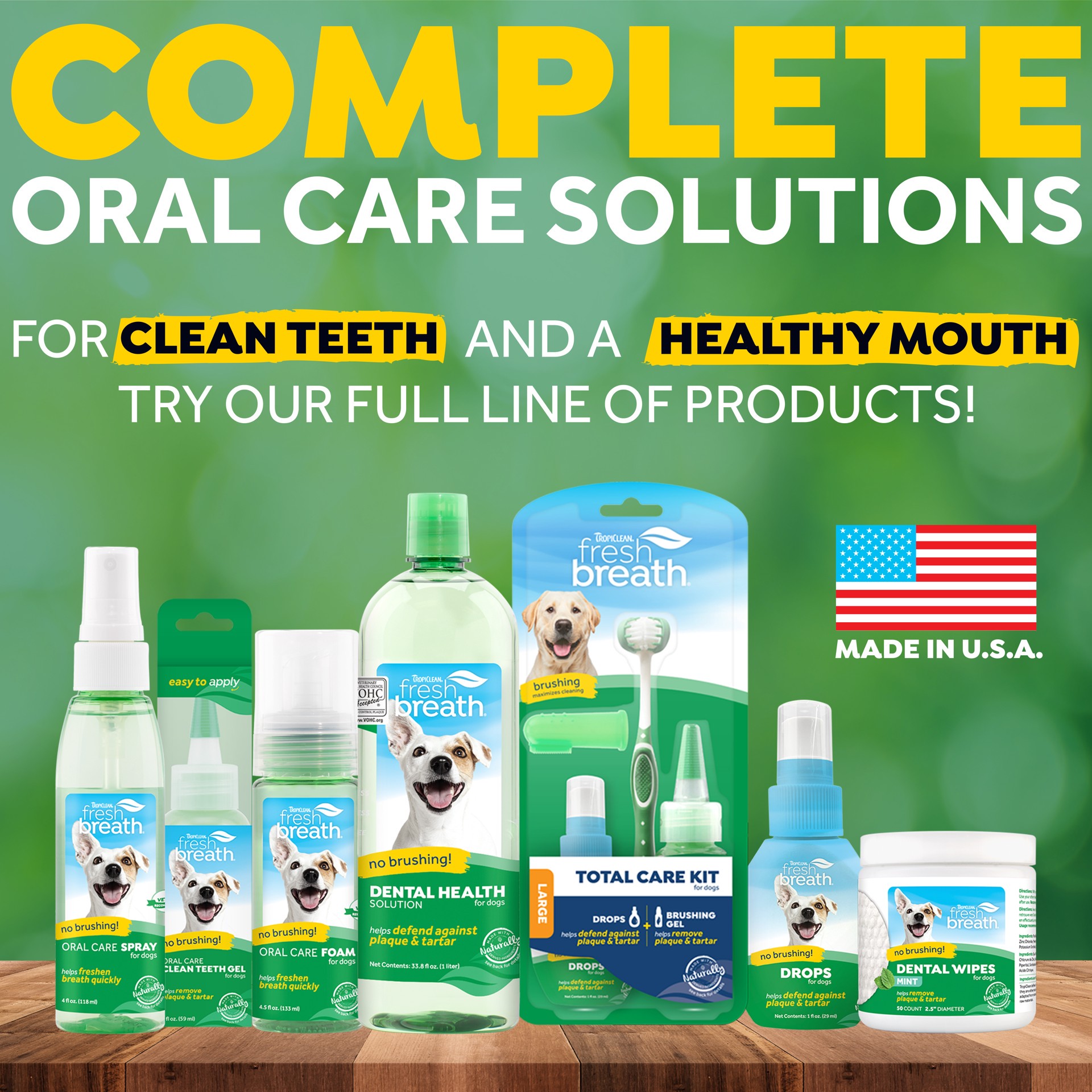 slide 8 of 10, TropiClean Fresh Breath Dog Dental Water Additive Concentrate, 2.2 oz, 1 ct