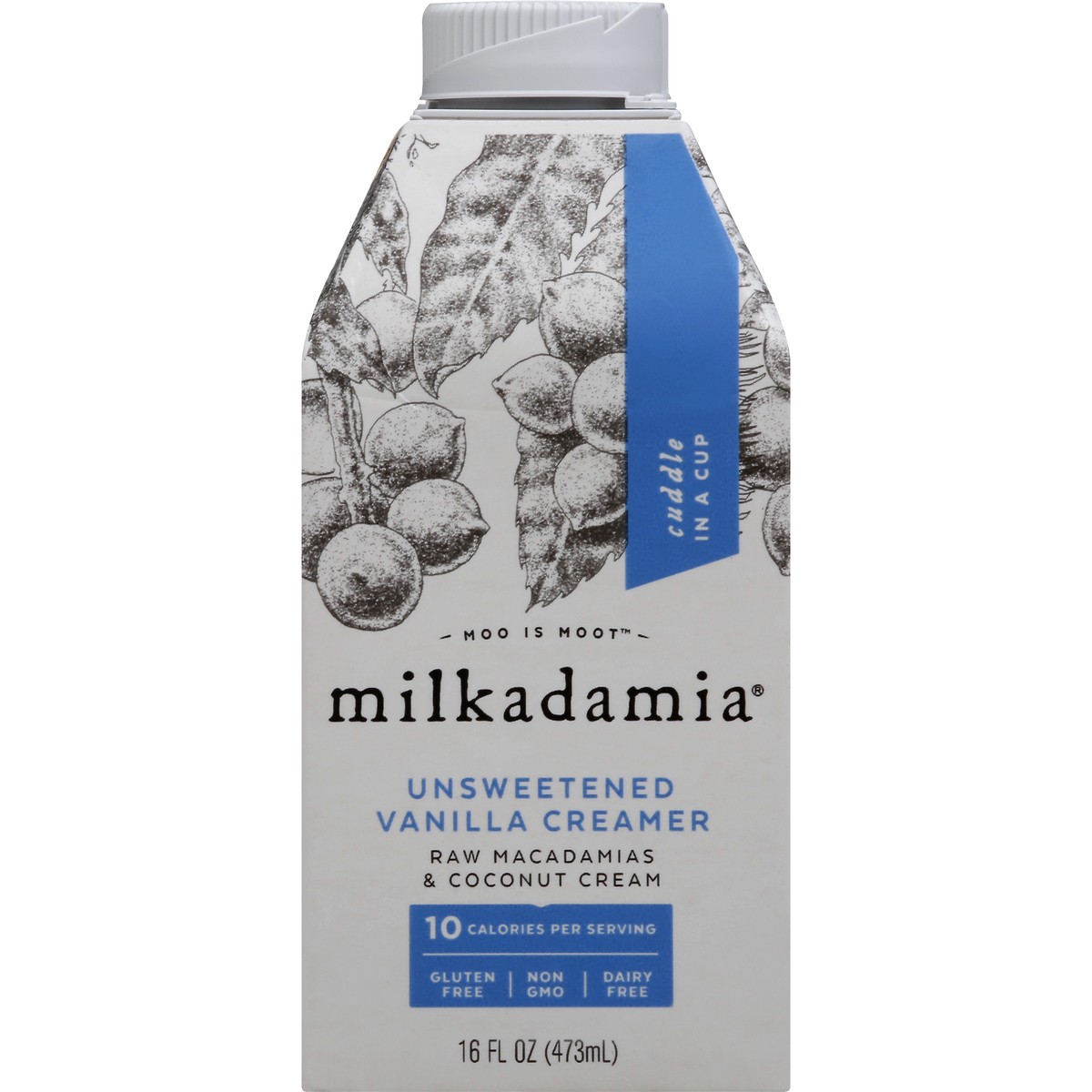 slide 9 of 9, Milkadamia Mlkdma Creamer Mcadmia Unswt Va, 16 fl oz