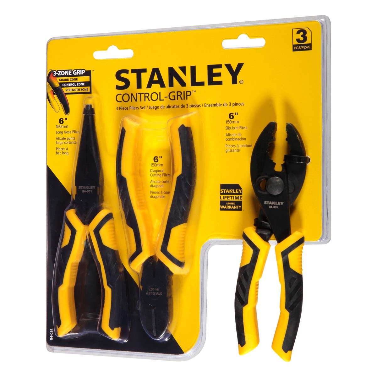 slide 10 of 10, Stanley Pliers Et, 3 ct