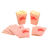 slide 3 of 5, Kolorae Popcorn Boxes, 8 ct