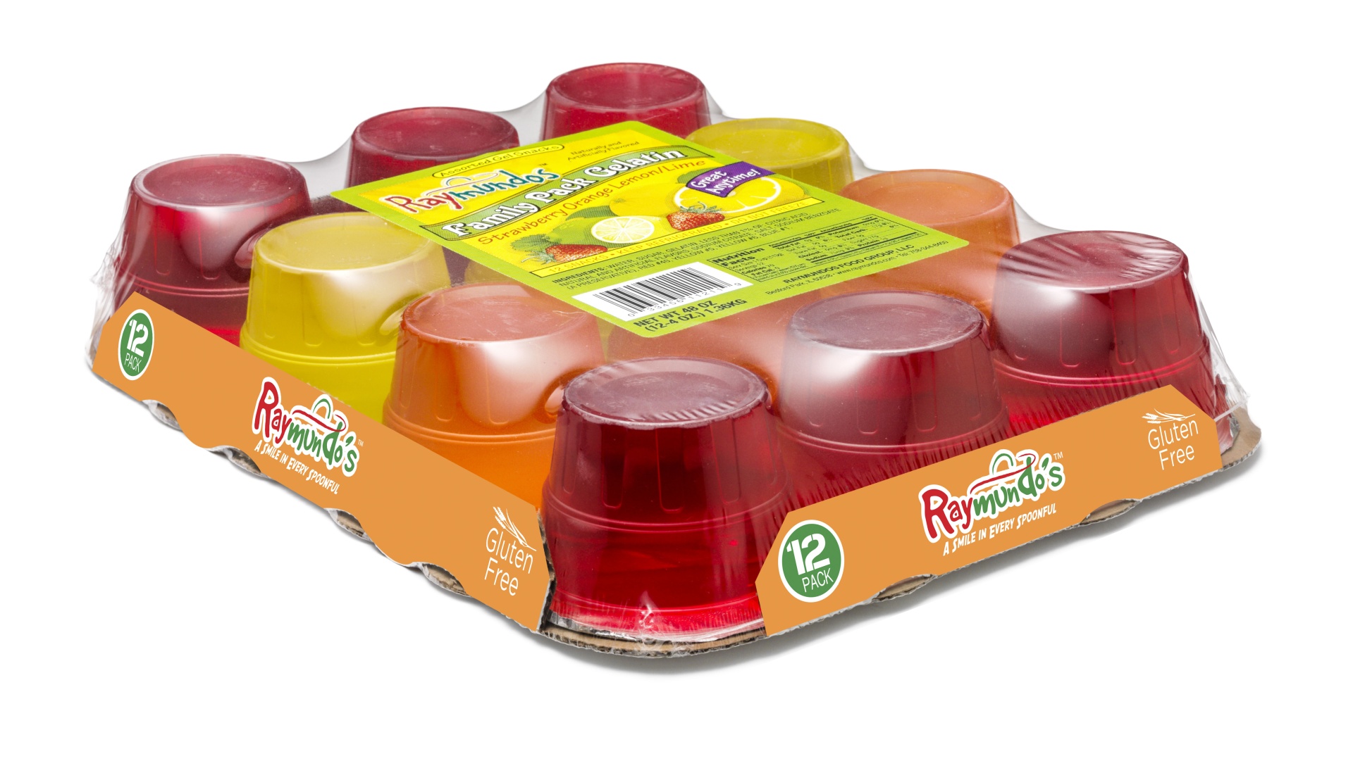 slide 1 of 1, Raymundo's Family Pack Gelatin, 4 oz