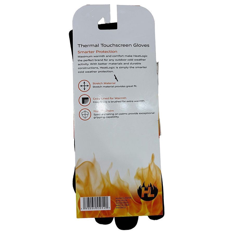 slide 3 of 4, Heat Logic Gloves Women's Thermal Touchscreen Gloves, 1 pair