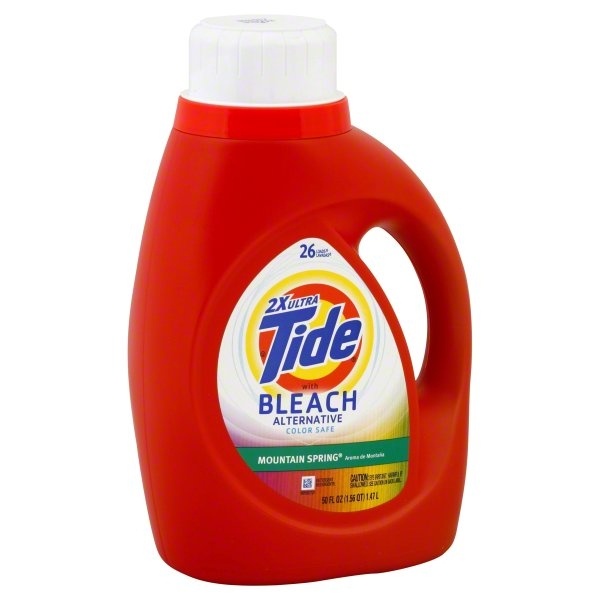 slide 1 of 1, Tide 2X Liq Mountain Spring, 50 oz