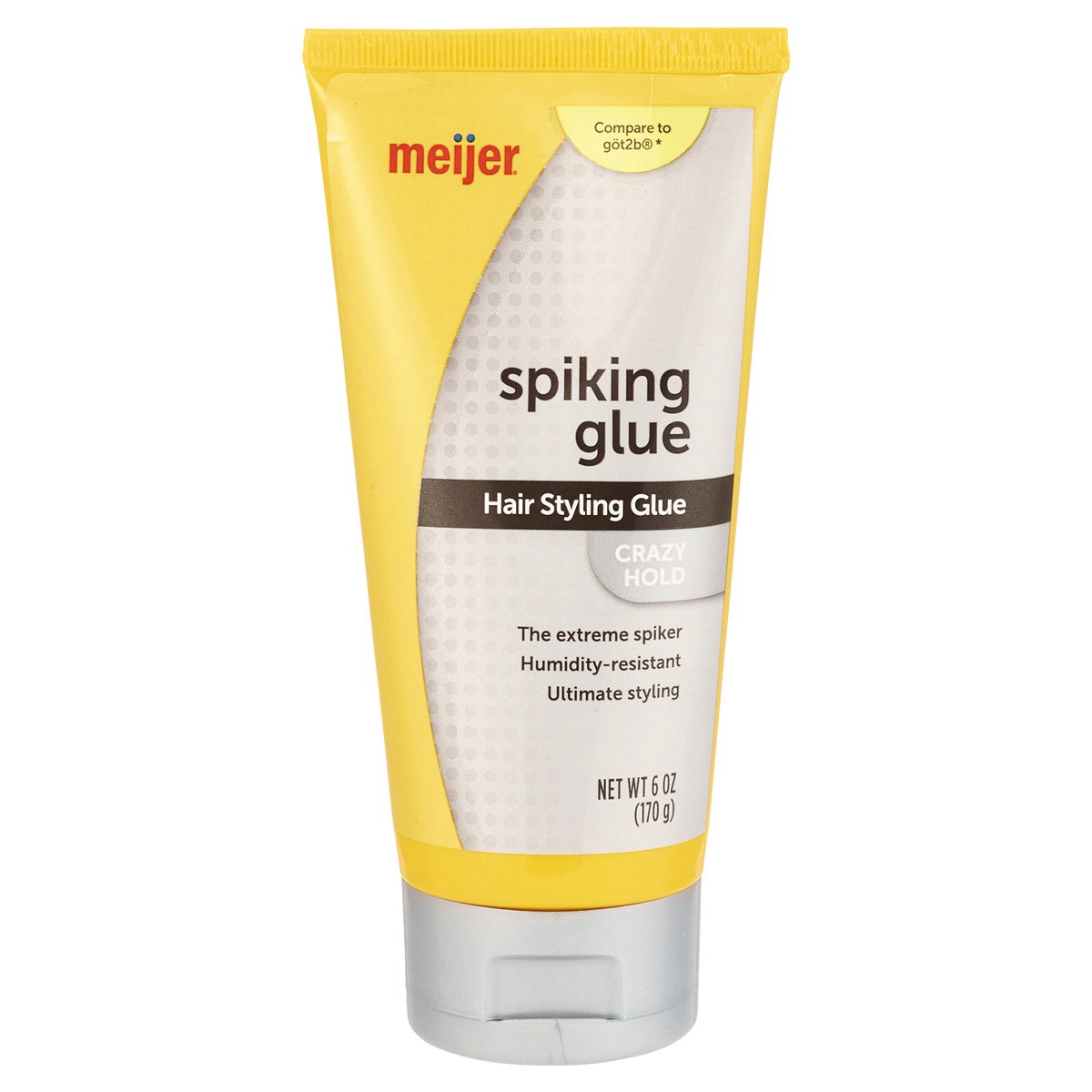 slide 1 of 5, Meijer Spiking Glue Hair Styling Glue Crazy Hold, 6 oz