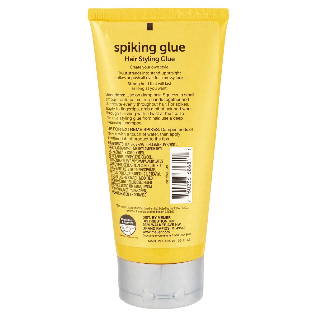 slide 5 of 5, Meijer Spiking Glue Hair Styling Glue Crazy Hold, 6 oz