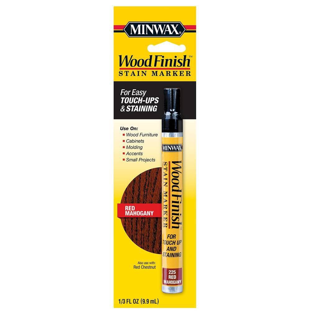slide 1 of 3, Minwax Stain Marker - Red Mahogany, 1 ct