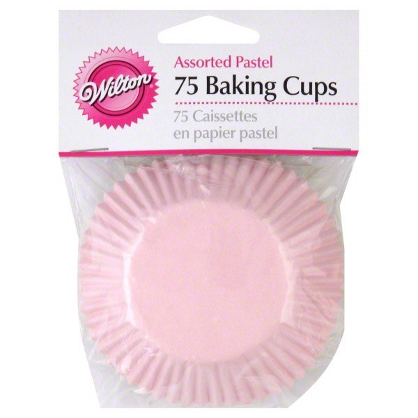 slide 1 of 5, Wilton Assorted Pastel Stand Muffin Cup, 75 ct