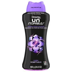 Downy Unstopables In Wash Scent Booster Beads, Lush Scent, 24 oz, Laundry Beads for Odor Protection, Downy Scent Booster Beads, Laundry Scent Boosters