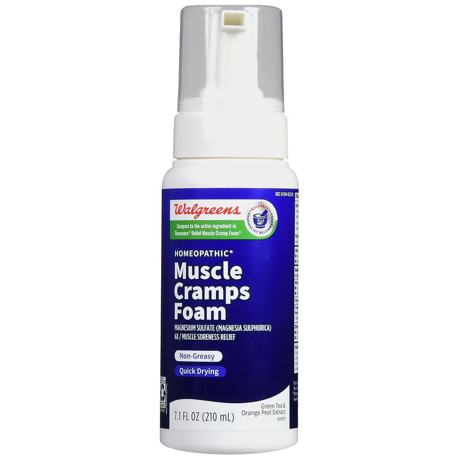 slide 2 of 5, Walgreens Muscle Cramp and Spasm Relief Foam, 7.1 oz