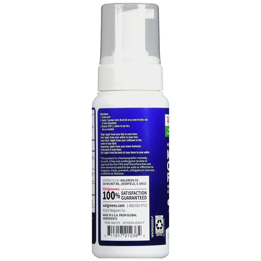 slide 3 of 5, Walgreens Muscle Cramp and Spasm Relief Foam, 7.1 oz