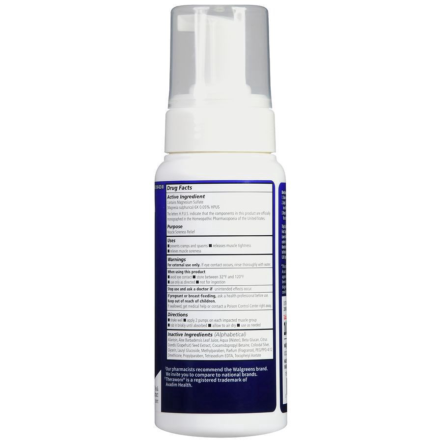 slide 5 of 5, Walgreens Muscle Cramp and Spasm Relief Foam, 7.1 oz