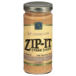 Zip-It Mushroom Steak Sauce 8 oz