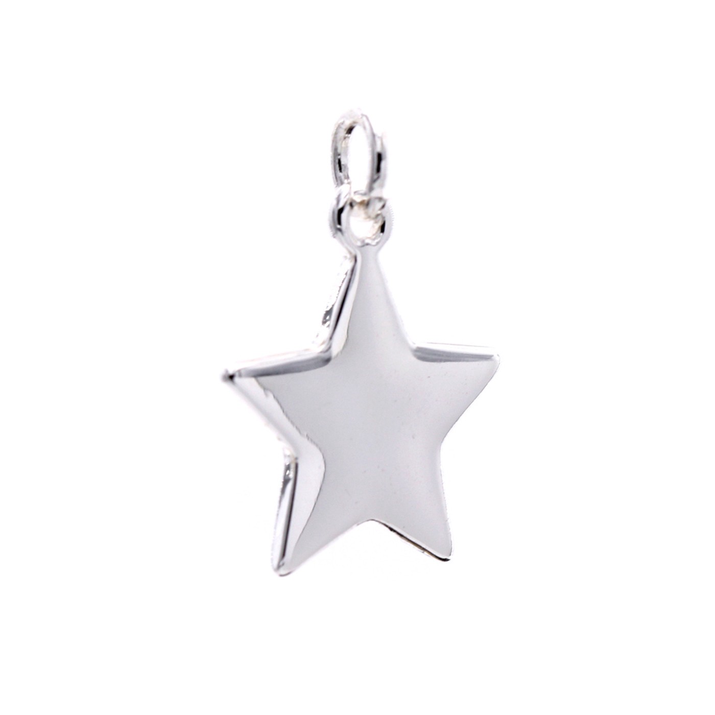 slide 4 of 4, Charmalong Silver Plated Star Charm By Bead Landing, 0.8 in x 0.6 in x 0.2 in