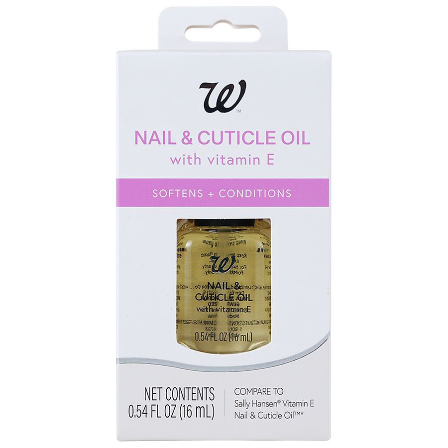 slide 1 of 5, Walgreens Beauty Nail + Cuticle Oil With Vitamin E, 0.54 fl oz