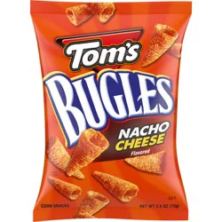 Tom's Nacho Cheese Flavored Bugles, 2.6 oz Bag