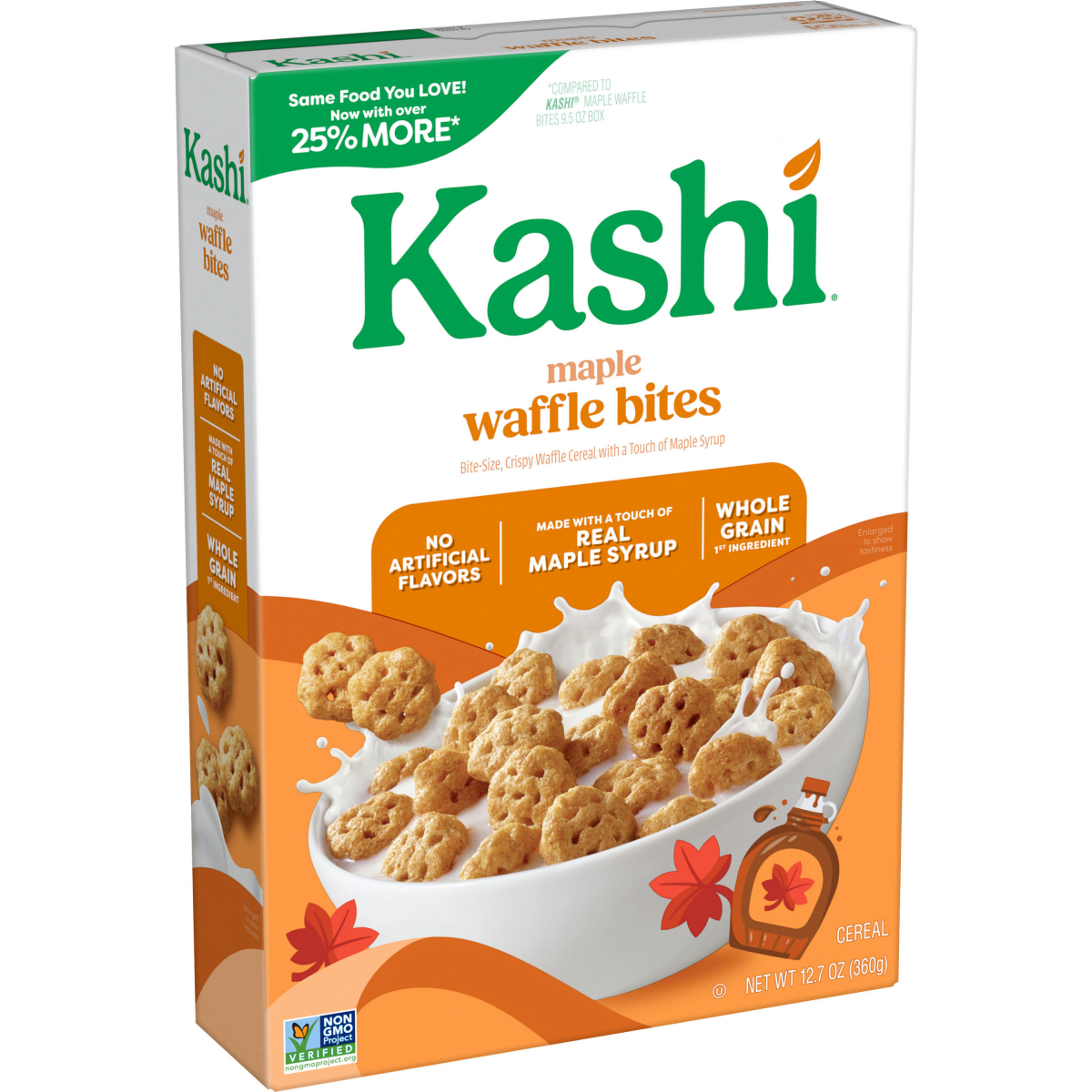 slide 1 of 8, Kashi Cereal Maple Crspyt Wfl Bts, 9.5 oz